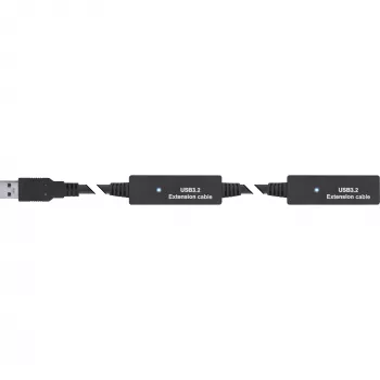 InLine USB 3.2 Gen.1 aktive Verlängerung, USB-A Stecker auf USB-C Buchse, 15m