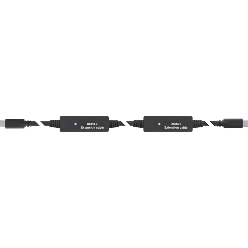 InLine USB 3.2 Gen.1 Aktivkabel, USB-C Stecker auf USB-C Stecker, 10m