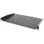Intellinet 19 Zoll Cantilever Ablageboden, 1U, Bodenstiefe 350 mm, Belüftet, Max 25 kg, Schwarz, Drei Jahre Garantie