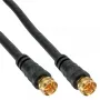 SAT-Kabel Premium InLine 69315P 15m 2-fach geschirmt 2x F-Stecker schwarz