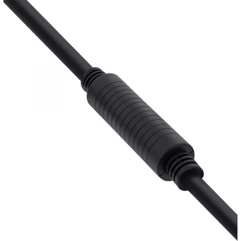 InLine , aktives High Speed HDMI-Kabel mit Ethernet, M/M, schwarz, vergoldete Kontakte, 30 m