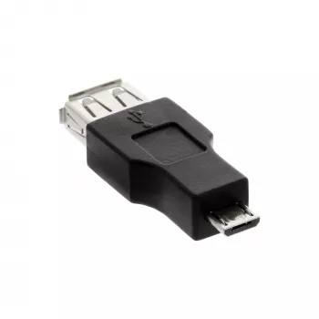 InLine Micro USB OTG Adapter Micro-B Stecker auf USB A Buchse