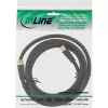 SAT-Kabel Premium InLine 69303P 2-fach geschirmt 2x F-Stecker 3m schwarz