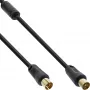 InLine Antennenkabel 2-fach geschirmt >85 dB schwarz 3 m