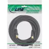 InLine Antennenkabel 2-fach geschirmt >85 dB schwarz 3 m