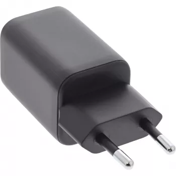 InLine USB-Netzteil, Ladegerät, USB-A + USB Typ-C, 33W, PD + QC