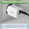 InLine USB-Netzteil, Ladegerät, USB-A + USB Typ-C, 33W, PD + QC