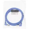 InLine Patchkabel beidseitig nach unten abgewinkelt, S/FTP (PiMf), Cat.6, PVC, blau, 1,6 m