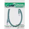 InLine Flaches Patchkabel, U/FTP, Cat.6A, grün, 0,5 m