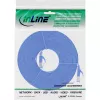 Flaches Patchkabel InLine 71800B RJ-45 Cat.6A 10m blau