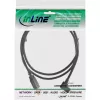 InLine Micro-USB-2.0-Kabel USB Typ A Stecker / Micro-B Stecker, abgewinkelt, schwarz, 1 m