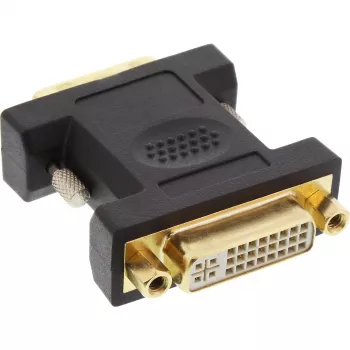 InLine DVI-D Adapter DVI-I 24+5 Buchse / DVI-D 24+1 Stecker, vergoldet
