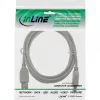 USB 2.0 Verlängerungskabel Typ A Stecker/Buchse InLine 34633 beige 0,3m
