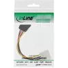 InLine SATA-Stromkabel 1x 5,25 Zoll / SATA 0,15m