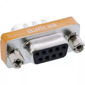 InLine Null-Modem-Adapter DB9 Pin Stecker / Buchse