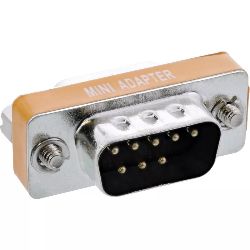 InLine Null-Modem-Adapter DB9 Pin Stecker / Buchse