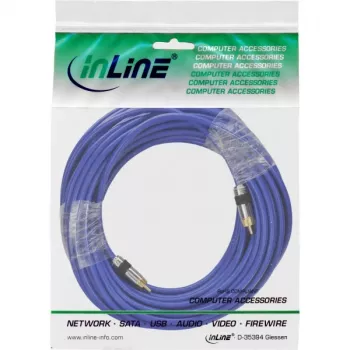 InLine Premium RCA-Audiokabel 1x RCA Stecker / Stecker vergoldet 10 m