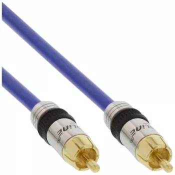 InLine Premium RCA Audiokabel 1x RCA Stecker / Stecker vergoldet 20m