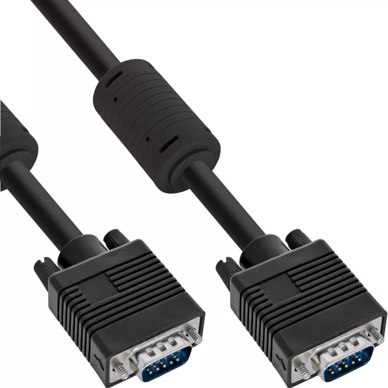S-VGA-Kabel InLine 17723B 15HD Stecker Stecker schwarz 7m