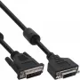 InLine DVI-D-Kabel 24+1 M/F, Dual Link, 2 Ferritkerne, 2 m