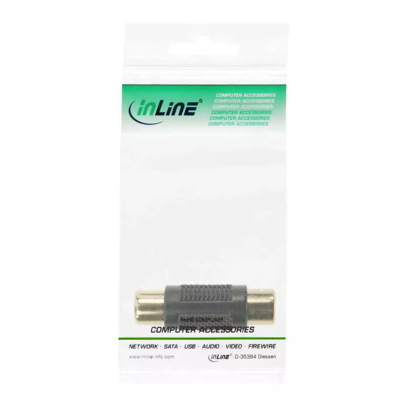 Audio Adapter Cinch-Buchse / Buchse InLine 99315
