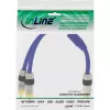 InLine RCA Y-Kabel Premium 1x RCA female / 2x RCA male goldplattiert 0,25m