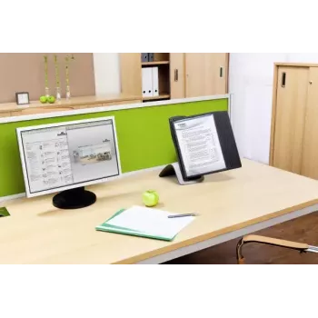 Durable Sherpa Style Table 10 Dokumenten-Display-Karussell Schreibtischständer für 10 A4-Display-Panels
