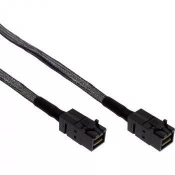 InLine Mini SAS HD Kabel SFF-8643 auf SFF-8643 mit Sideband 0,5 m
