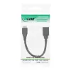 InLine Micro USB 3.0 OTG Adapterkabel Micro-B-Stecker auf USB-Typ-A-Buchse 0,15 m