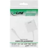 InLine Mini DisplayPort Stecker / DVI-D 24+1 Adapter Buchse weiß, 0,15m