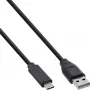 InLine USB-2.0-Kabel, USB-C Stecker / USB-A Stecker, schwarz, 5m