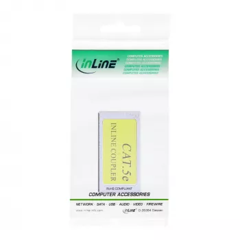 InLine Cat.5e Crossover-Adapter direkt auf Crossover 2x RJ45 Buchse geschirmt