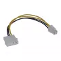 InLine Mainboard-Netzteilkabel-Adapter 5,25 Zoll / 4-Pin 12V 0,20 m