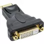 InLine DisplayPort-Adapter DisplayPort-Stecker auf DVI-D 24+1 Buchse schwarz