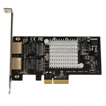 StarTech.com Dual-Port PCI Express (PCIe x4) Gigabit-Ethernet-Serveradapter-Netzwerkkarte – Intel i350 NIC