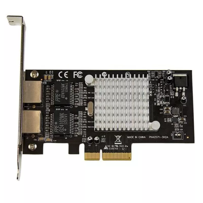 StarTech.com Dual-Port PCI Express (PCIe x4) Gigabit-Ethernet-Serveradapter-Netzwerkkarte – Intel i350 NIC