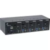 KVM Desktop Switch InLine 62644I 4-Port Dual Monitor DP+HDMI 4K USB 3.0 Audio