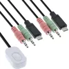 InLine KVM-Switch, 2-Port, USB-C auf DisplayPort 1.2, 4K, Audio, integriertes Kabel