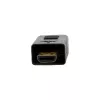 InLine High Speed HDMI-Kabel mit Ethernet, AM/DM, superflach schwarz/gold, 0,3 m