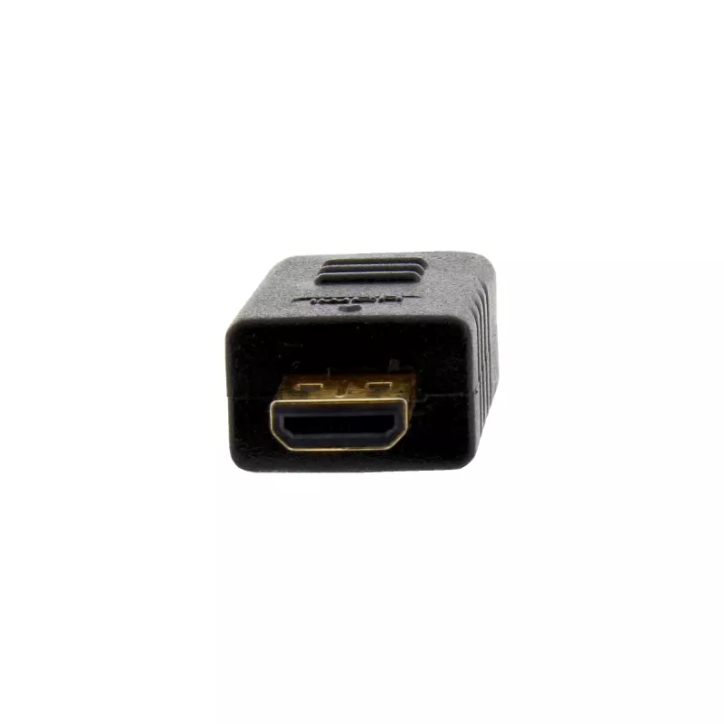 InLine High Speed HDMI-Kabel mit Ethernet, AM/DM, superflach schwarz/gold, 0,3 m