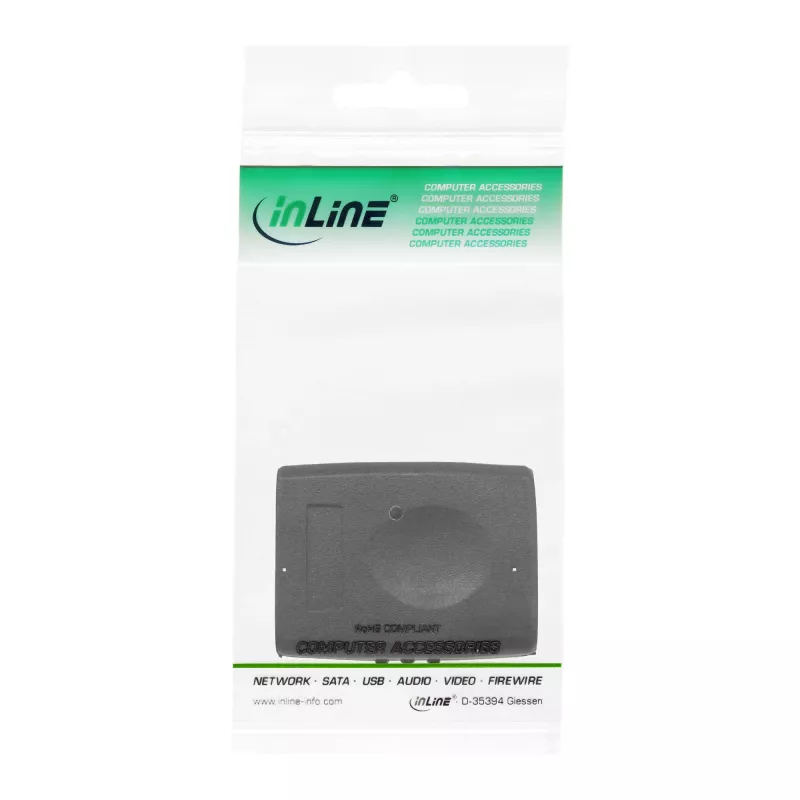 InLine HDMI-Adapter HDMI A Buchse/Buchse mit vergoldeten Kontakten, 4K2K