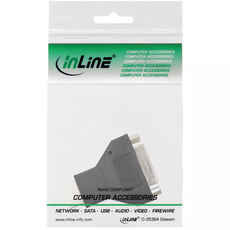 InLine HDMI zu DVI Adapter Stecker / Buchse 17670