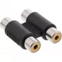 Audio Adapter 2x RCA Buchse / Buchse InLine 99318