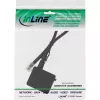 InLine TAE-Adapterkabel RJ11 6P4C Stecker auf TAE-F-Buchse deutsch 0,2 m