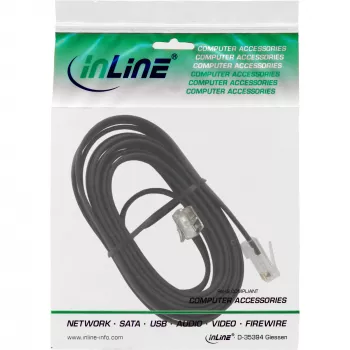 InLine Modulares Kabel RJ45 8P6C auf RJ12 6P6C Stecker/Stecker 6 m