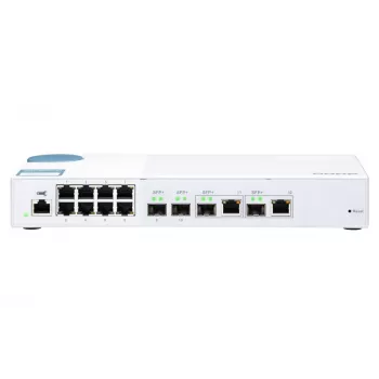 QNAP QSW-M408-2C Netzwerk-Switch Managed L2 10G Ethernet (100/1000/10000) Weiß
