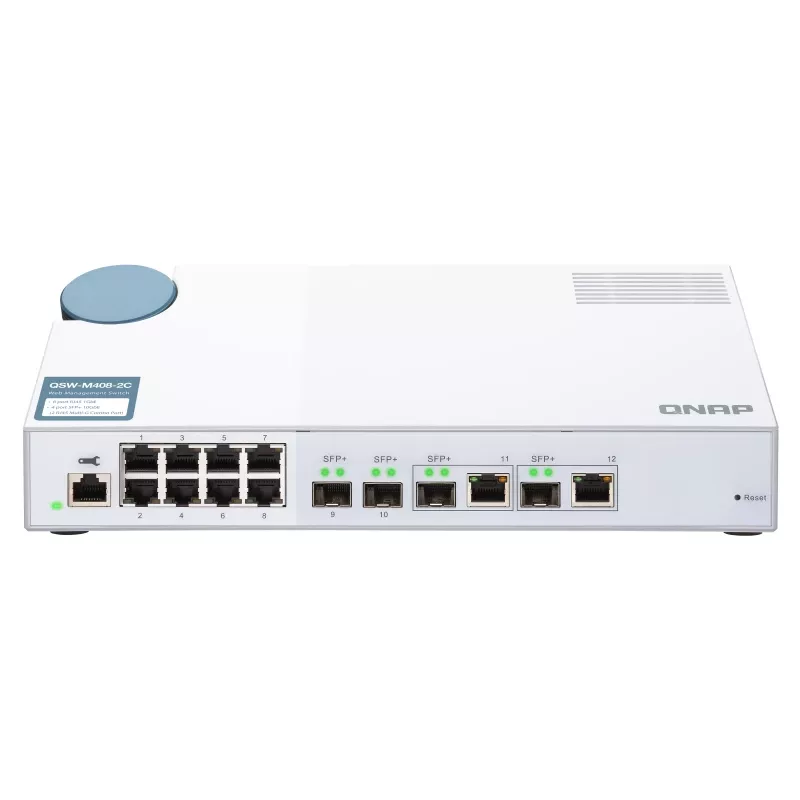 QNAP QSW-M408-2C Netzwerk-Switch Managed L2 10G Ethernet (100/1000/10000) Weiß