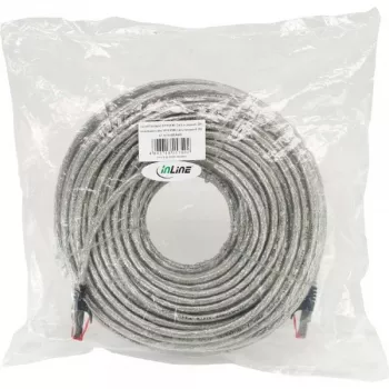 InLine Patchkabel S/FTP PiMF Cat.6 250MHz PVC Kupfer transparent 50m