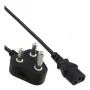 InLine-Netzkabel Südafrika 10 A Typ M / IEC-Stecker, 1,8 m