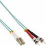 InLine Glasfaser-Duplexkabel LC/ST 50/125µm OM3 10m